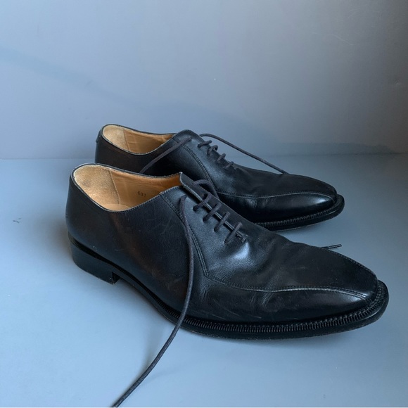 Vergelio Vintage Vero Cuoio Leather Oxford Dress Grandpa Shoe 10.5 Old Money main image 6